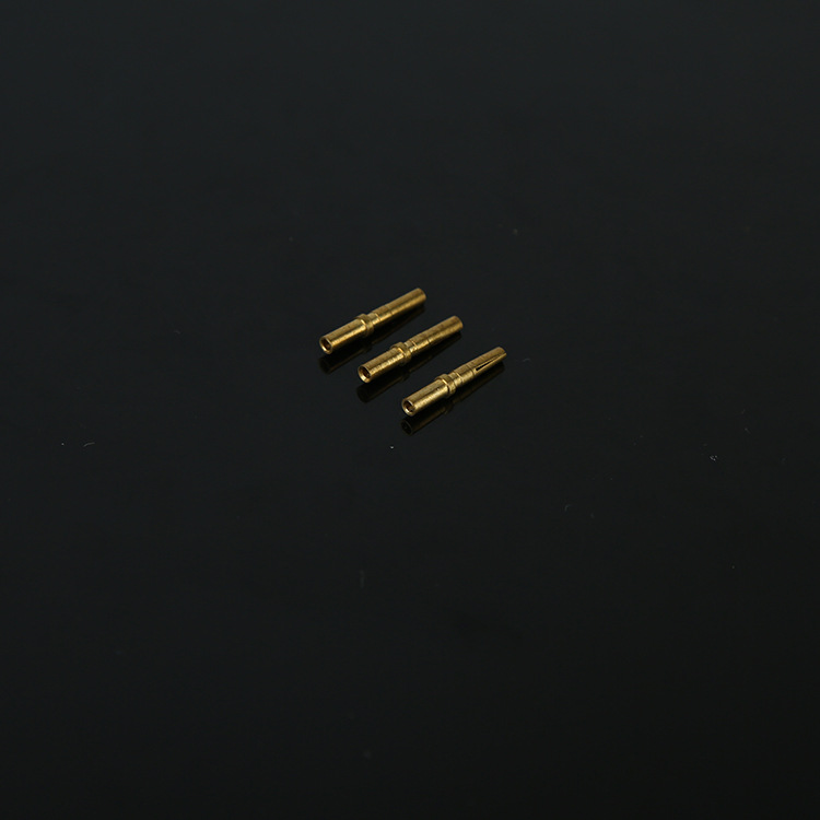 无污染硬度大环保黄铜镀连接器公母插针插孔 来图定制 (4)