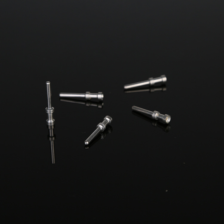 连接器公母插针插孔 圆插针铜针插针公母加工定制 (4)