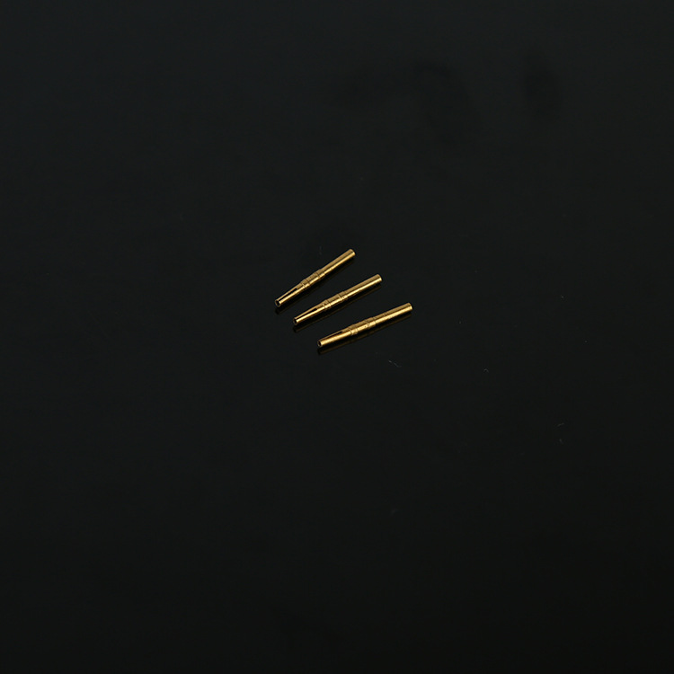 连接器公母插针插孔 航空插黄铜镀镍公母对插铜针 (4)