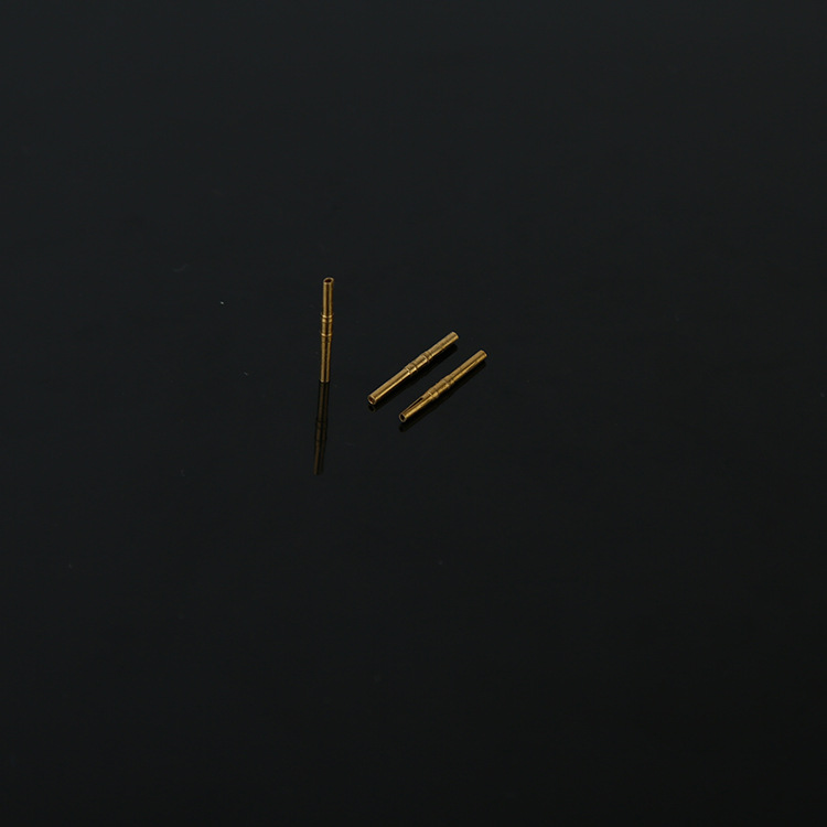 连接器公母插针插孔 航空插黄铜镀镍公母对插铜针 (5)