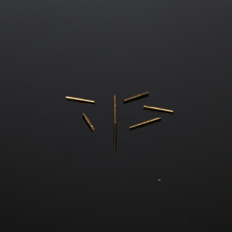 连接器公母插针插孔 航空插黄铜镀镍公母对插铜针 (2)