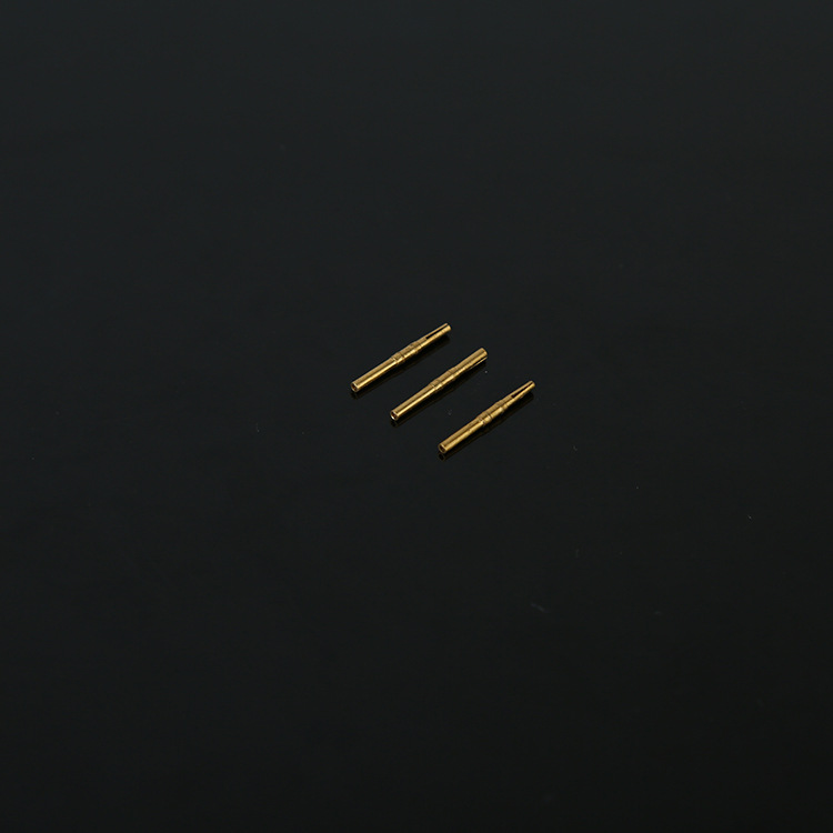 连接器公母插针插孔 航空插黄铜镀镍公母对插铜针 (3)