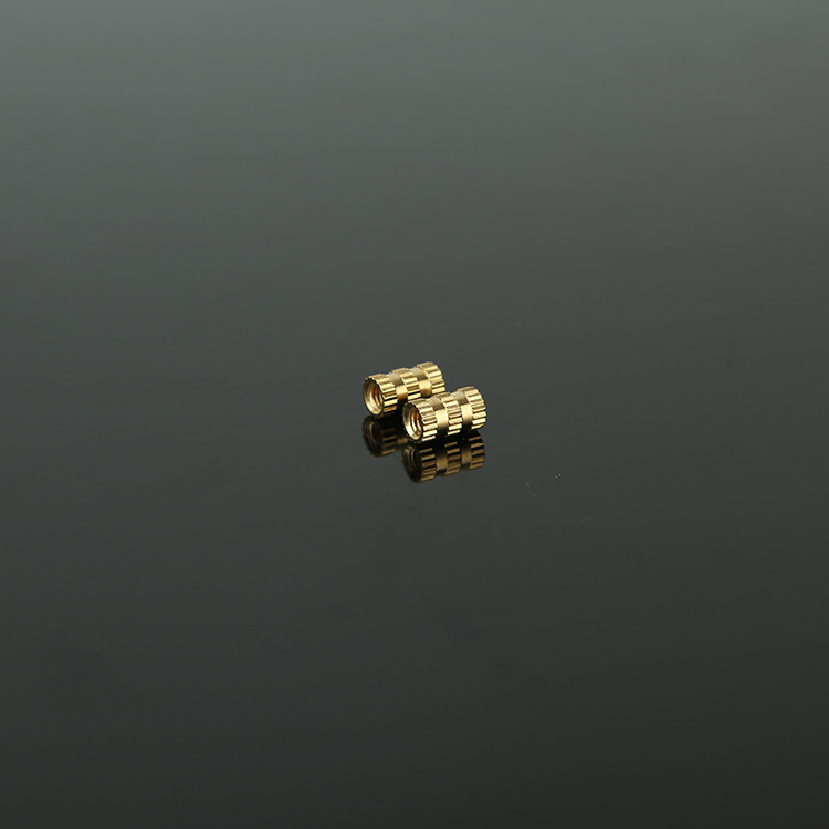 滚花预埋铜螺母 镶嵌注塑铜螺母 非标铜螺母可定制 (4)