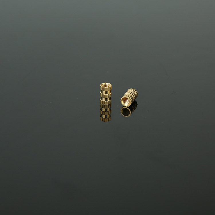 滚花预埋铜螺母 镶嵌注塑铜螺母 非标铜螺母可定制 (5)